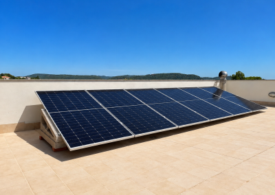 Instalación fotovoltaica en vivienda unifamiliar